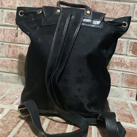 Women's MCM black backpack - Picture 9 of 12
